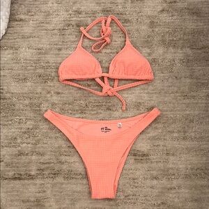 Aerie Coral Bikini Set